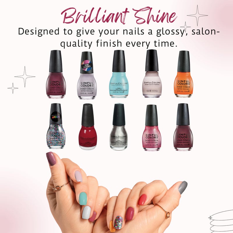 SinfulColors Sinful Colors Nail Polish Set 10 Piece Surprise, Plus 2 Bonus Repeat Shades - Image 2
